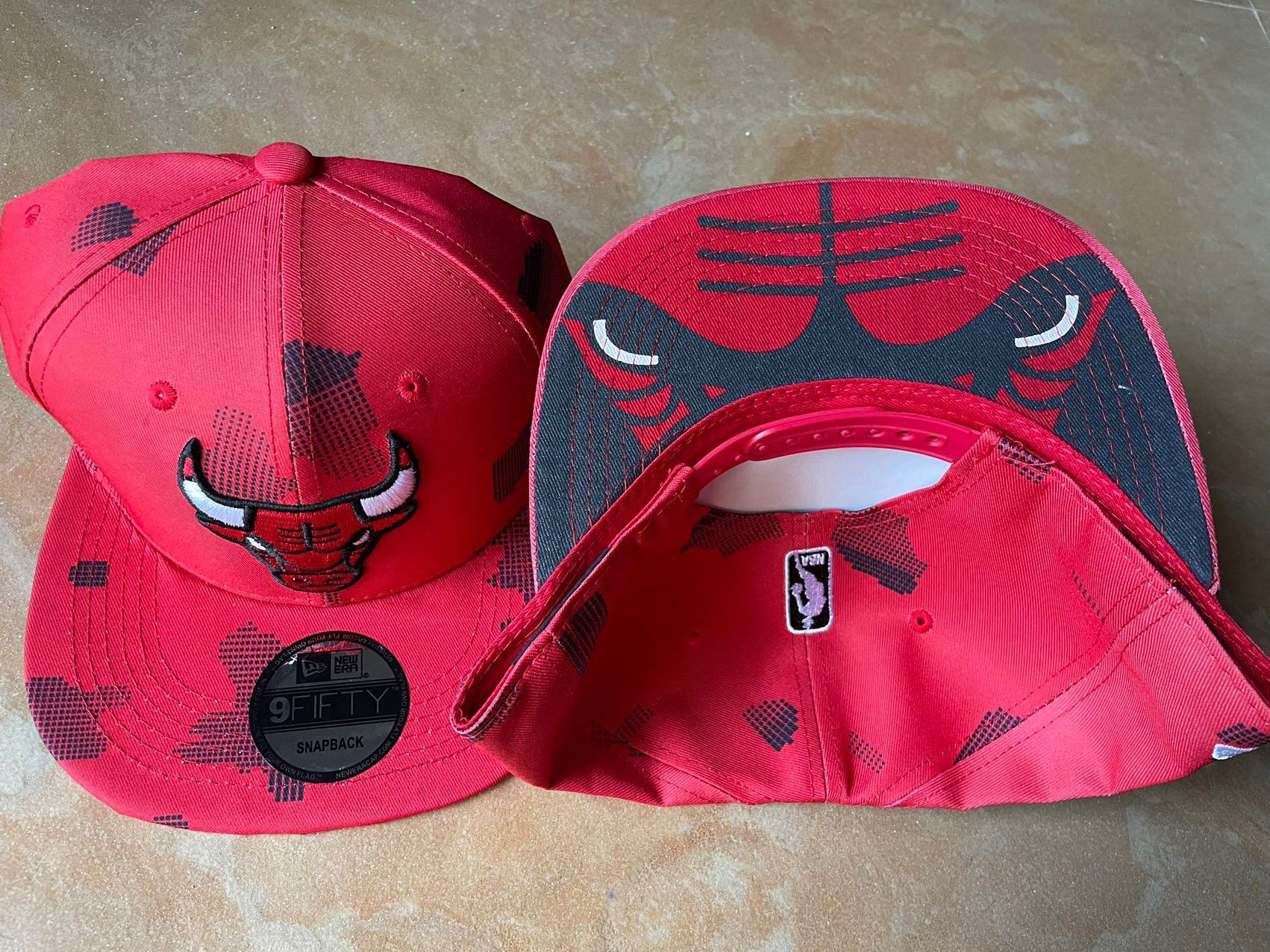 2022 NBA Chicago Bulls Hat TX 07062